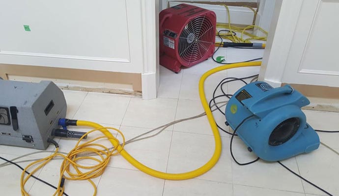 Professional home water damage restoration service