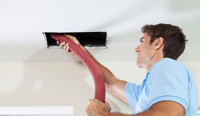 Professional air duct cleaning service